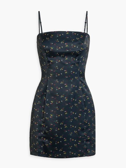 Other Designers Mia floral-print satin mini dress