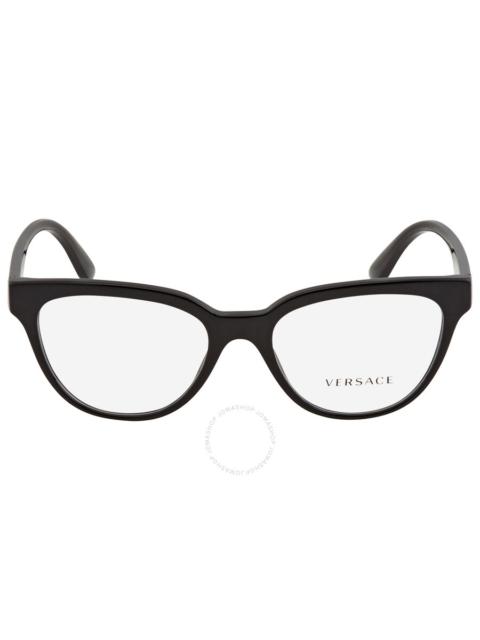 VERSACE Versace Demo Cat Eye Ladies Eyeglasses VE3315 GB1 54