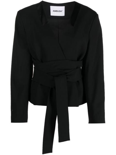 Ambush tailored tie-waist blazer