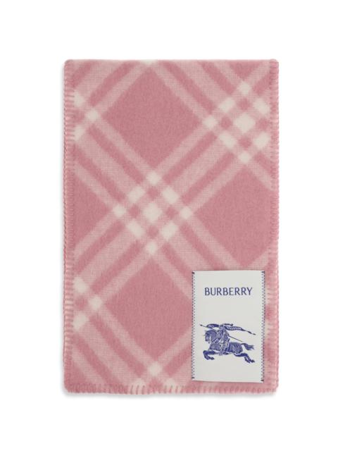 Burberry Burberry Check Wool Scarf Sugar Pink