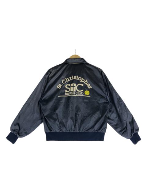 Other Designers Vintage - Vintage St. Christopher Tennis Club Varsity Jacket
