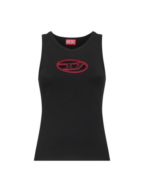 Diesel Black stretch cotton T-Lynys-Od tank top