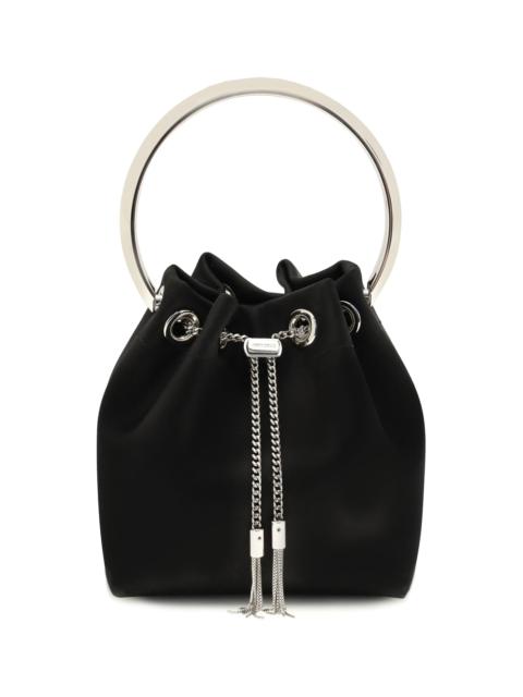 JIMMY CHOO Jimmy Choo Bon Bon Bucket Bag Black/Silver