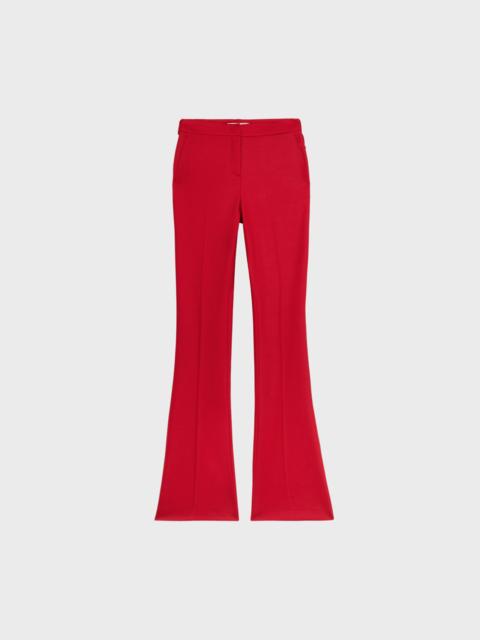 Blumarine TWILL WOOL PIPE TROUSERS