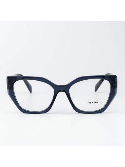 Prada Prada Women Eyeglasses Blue Crystal Cat Eye PR18WV 08Q1O1 BRAND NEW
