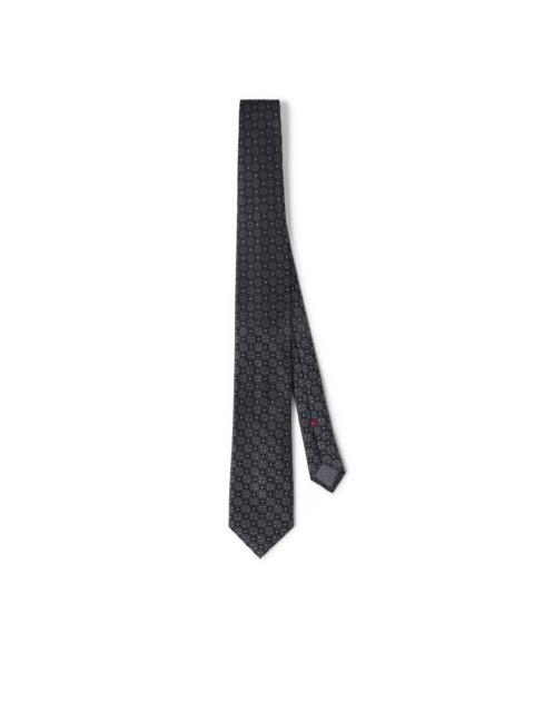 Brunello Cucinelli Brunello Cucinelli Silk tie with pattern in Anthracite at Nordstrom