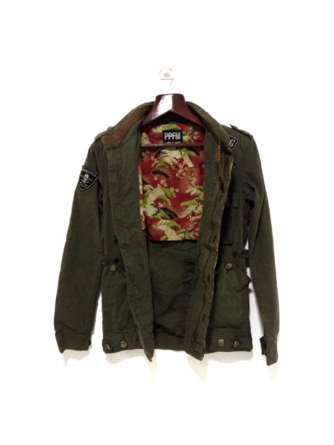 Other Designers Japanese Brand - PPFM jacket multi pocket punk skull rock mason patches