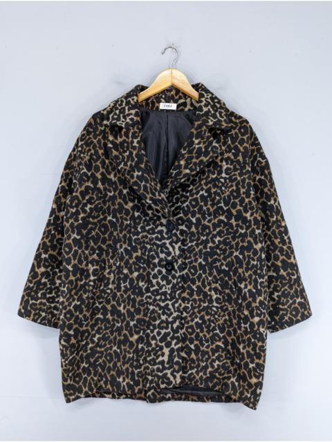 Other Designers 💥RARE💥Vintage Evris Leopard Printed Button Jacket