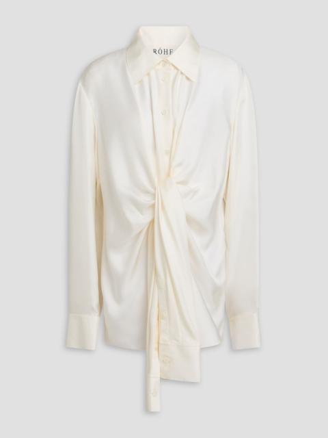 RÓHE Silk-twill shirt