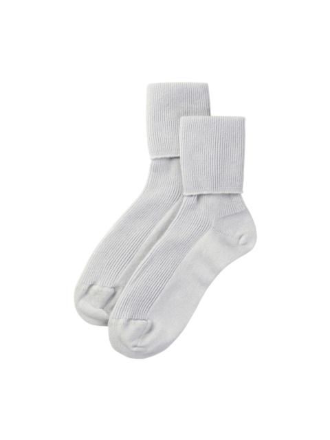 Johnstons of Elgin Women's Blue Cashmere Socks
