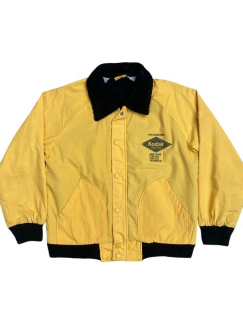 Other Designers Kodak × Vintage - Vintage 80s Koda Jacket Retro Color Film Merch Fleece Lined