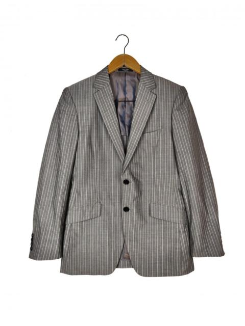 Yohji Yamamoto Y'saccs Sacsny Grey Stripe Blazer Coat Suit Jacket