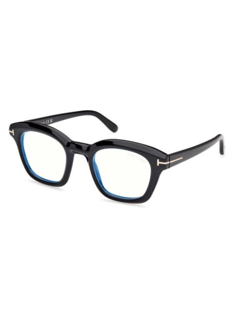 TOM FORD Tom Ford Blue Light Block Square Men's Eyeglasses FT5961-B 001 49