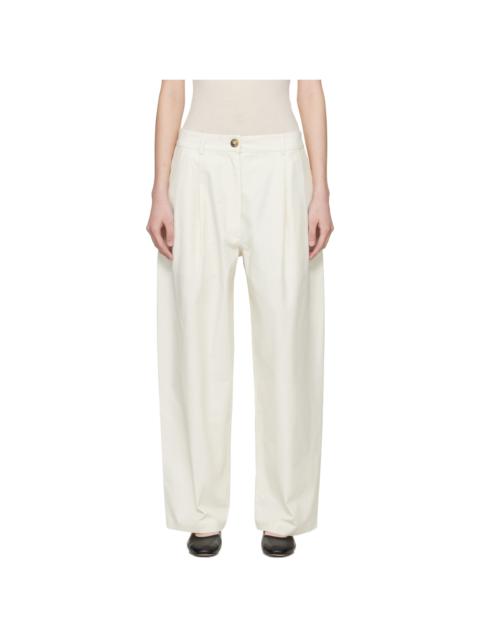 CORDERA White Technical Tailored Trousers