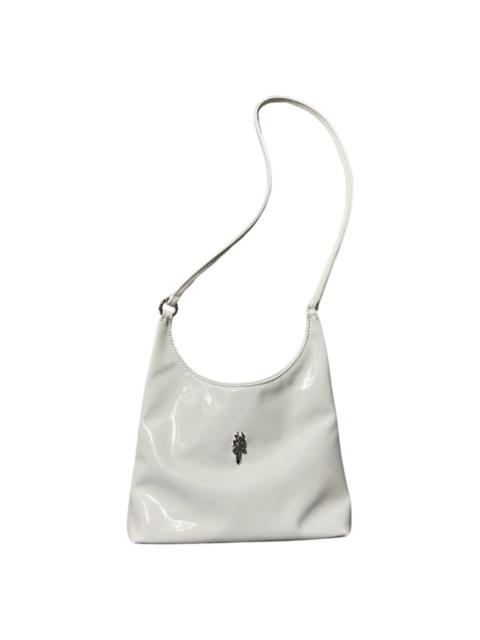 Patent leather dagger white viv bag