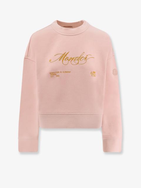 Moncler Moncler Cotton Sweatshirt With Logo Patch