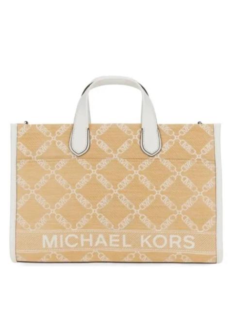 MICHAEL KORS Michael Kors Large Gigi Monogram Jacquard Tote Bag
