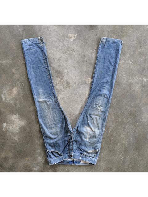 BEAMS PLUS Vintage Beams Distressed Faded Denim Jeans Pants W34