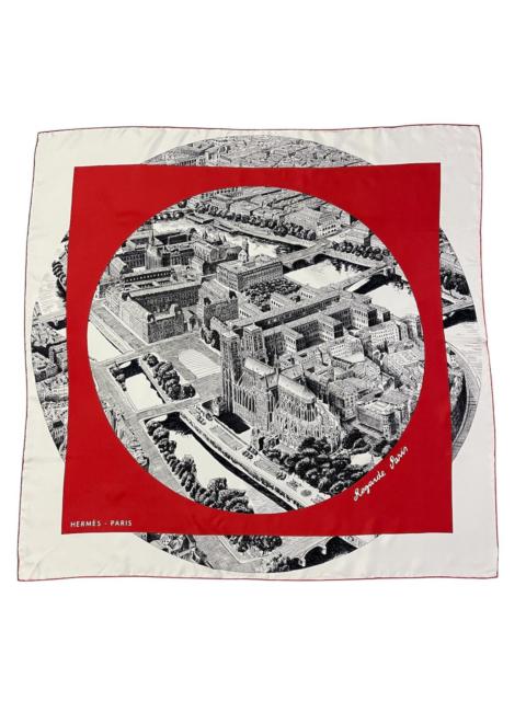 Hermès Hermes Regarde Paris Silk Scarf 2006