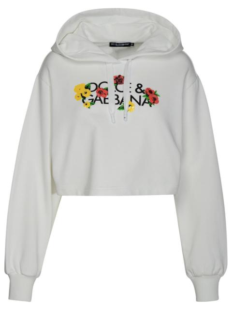 Dolce & Gabbana Dolce & Gabbana White Cotton Sweatshirt Women