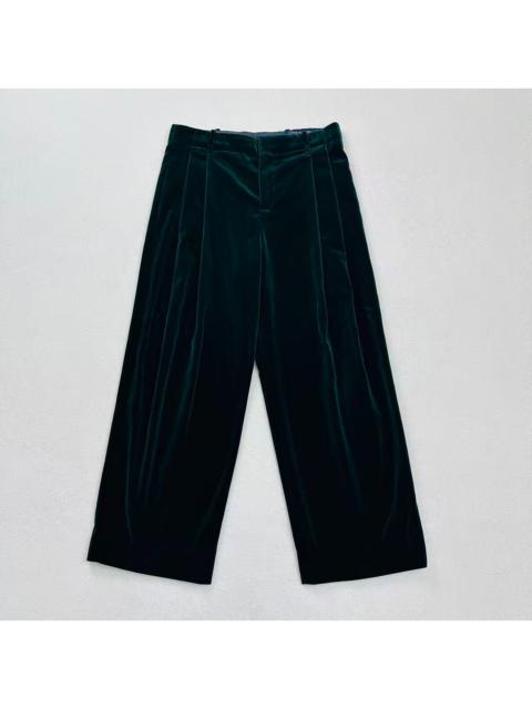 Louis Vuitton Louis Vuitton velvet wide-leg casual pants