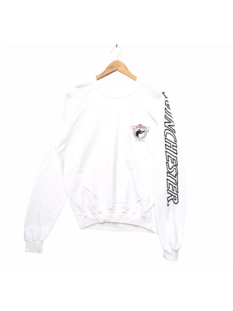 Other Designers Vintage - Vintage 90s Winchester Amunition Guide Logo Sweatshirt | M
