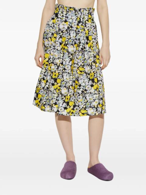 Marni Marni Women Floral Print Pleated Skirt