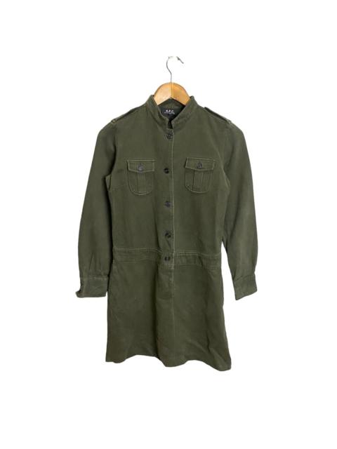 A.P.C mini dress button up