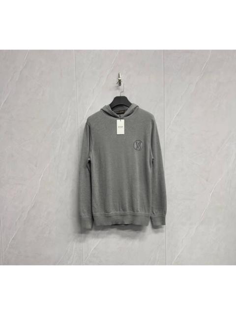 Louis Vuitton Louis Vuitton Embroidered Logo Knitted Hoodie