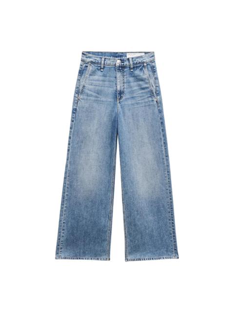 rag & bone Andi High-Rise Ankle Wide Leg Jeans