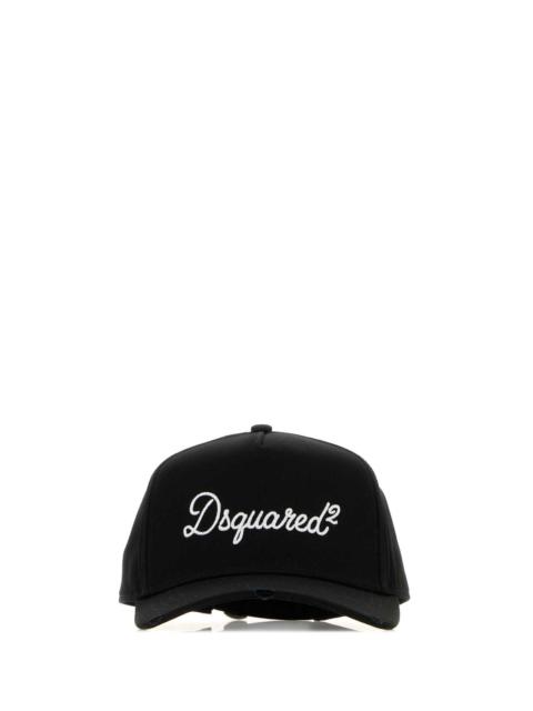 DSQUARED2 Dsquared Men Black Cotton Baseball Cap
