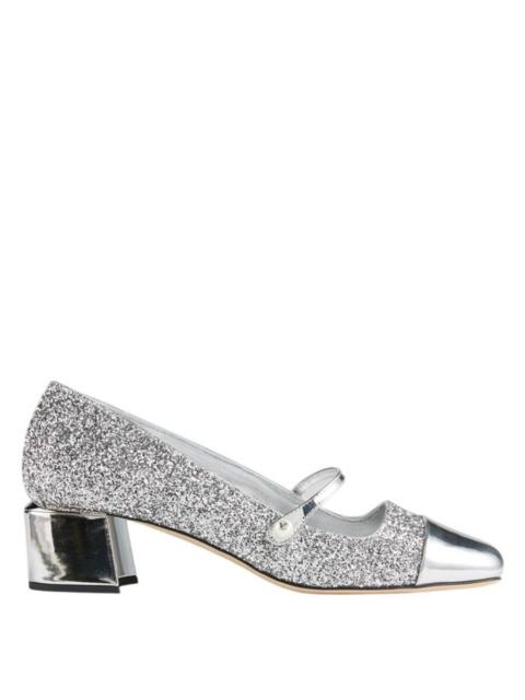 JIMMY CHOO Jimmy Choo Elisa 45 Glitter Pumps, Brand Size 36 ( US Size 6 )