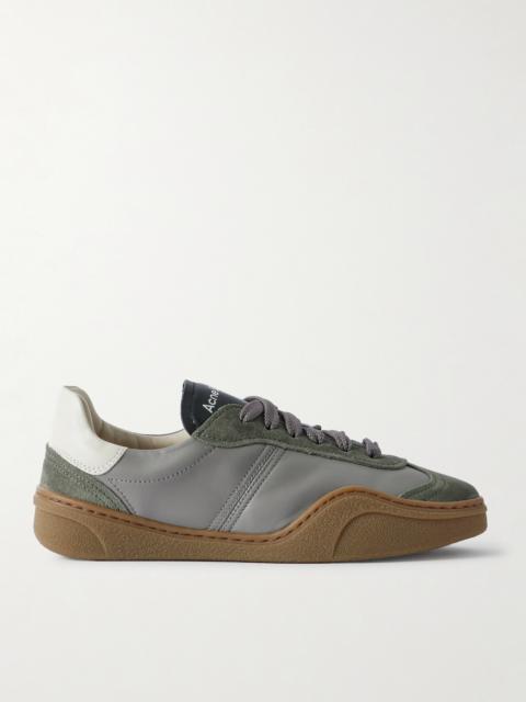 Acne Studios Suede And Leather Sneakers