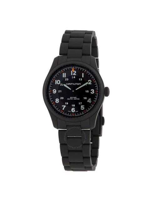 Other Designers Hamilton Khaki Field Automatic Black Dial Men's Watch H70215130