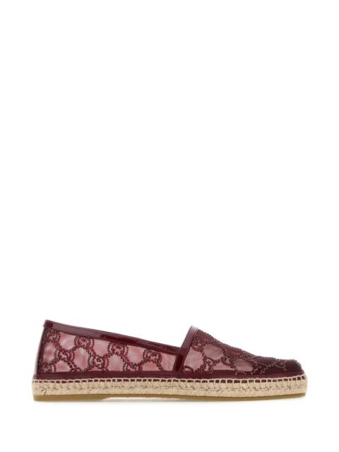 GUCCI Gucci Women Burgundy Mesh Espadrilles