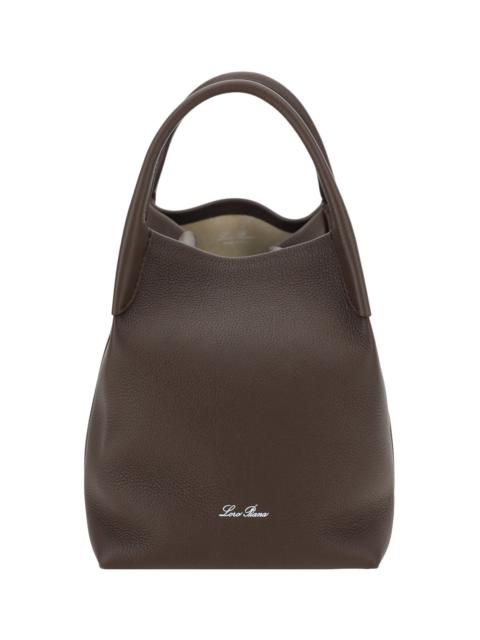 Loro Piana Loro Piana Small Bale Bucket Bag Dark Chocolate Licorice
