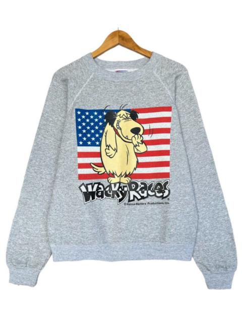 Other Designers Vintage 80s Wacky Races Nascar Hanna Barbera Sweatshirt