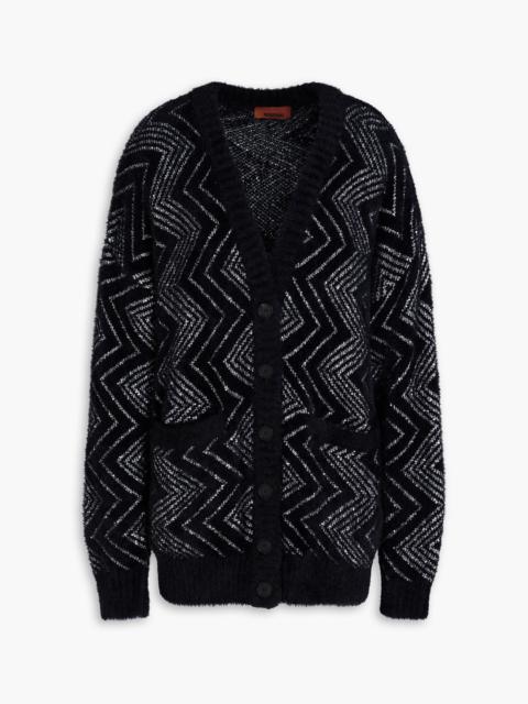 Missoni Sequin-embellished crochet-knit cardigan