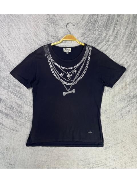 Vivienne Westwood Vivienne Westwood Chain & Bone Graphic Tshirt