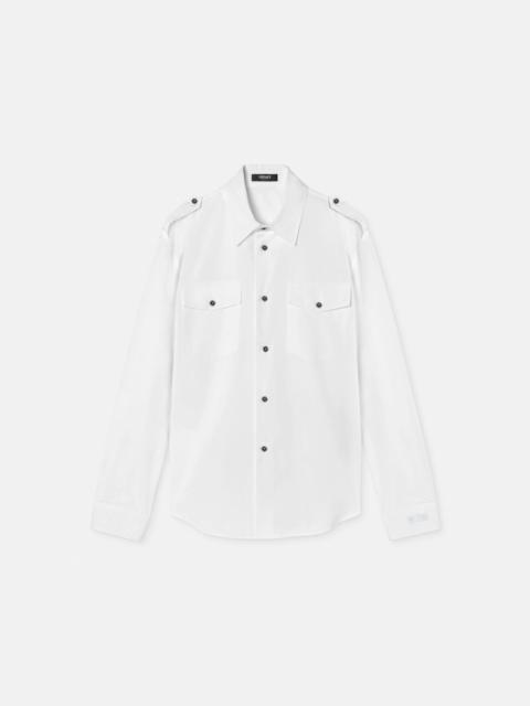 VERSACE Cotton-Poplin Regular Shirt