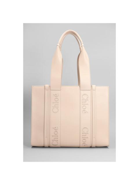 Chloé Chloe Woody Medium Leather Tote Bag