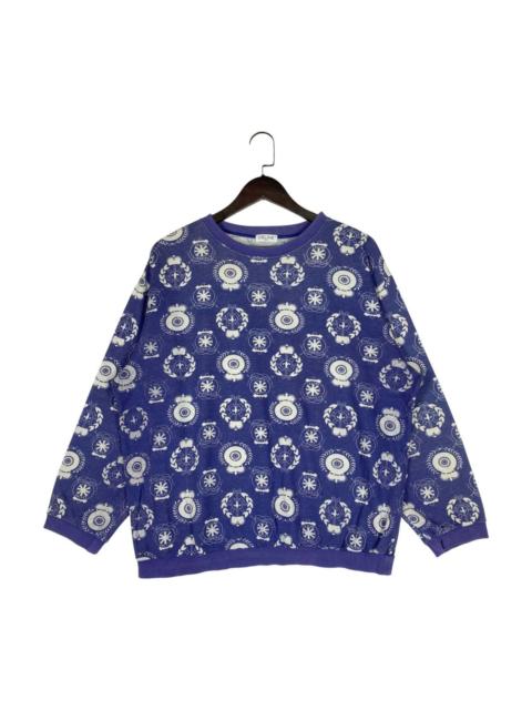 CELINE Vintage 90s Celine Sweatshirt All Over Print Made In Japan