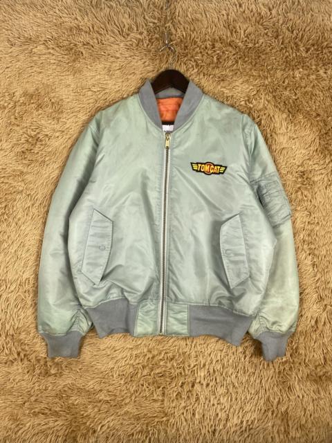 Other Designers Vintage Tom Cat Big Logo Bombers Jacket PJ2488