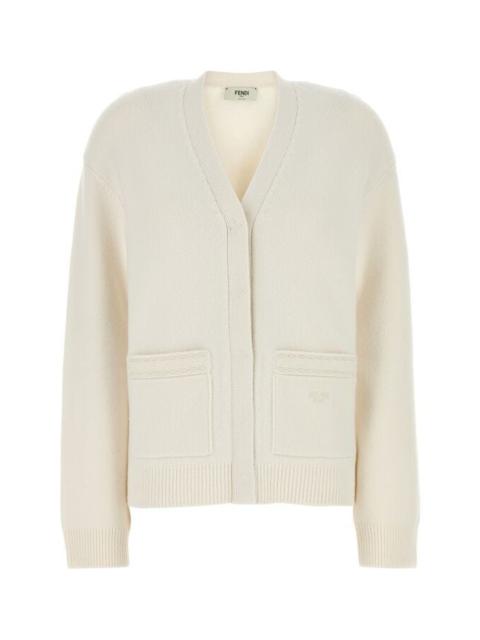 FENDI Fendi Women White Cashmere Blend Cardigan