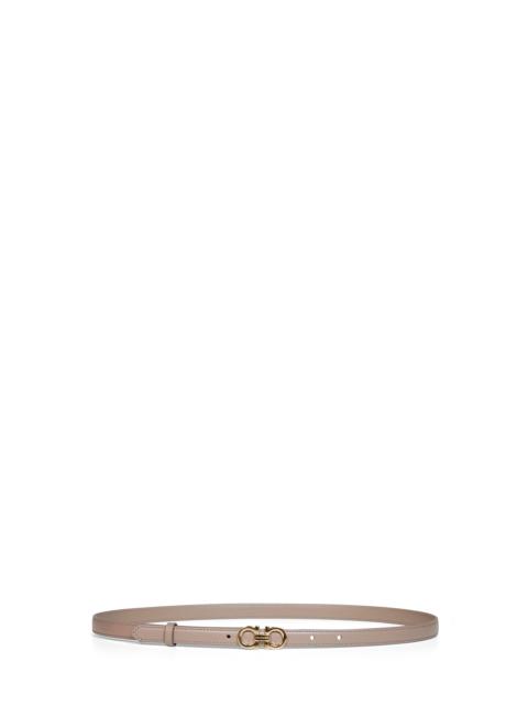 FERRAGAMO Ferragamo Women Warm Taupe Calf Leather Gancini Belt