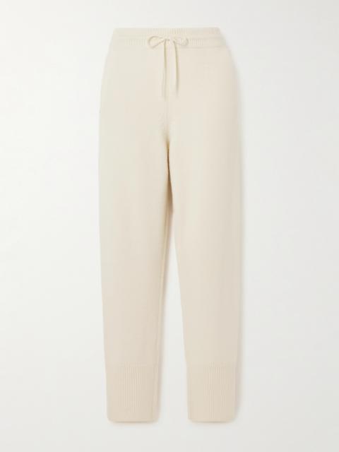TOTEME Embroidered Cashmere Track Pants
