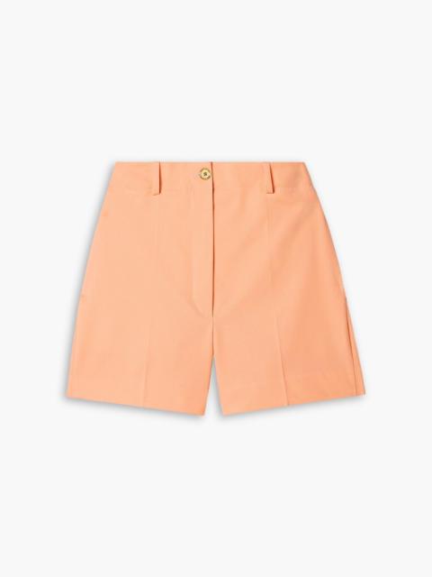 PATOU Wool-blend twill shorts