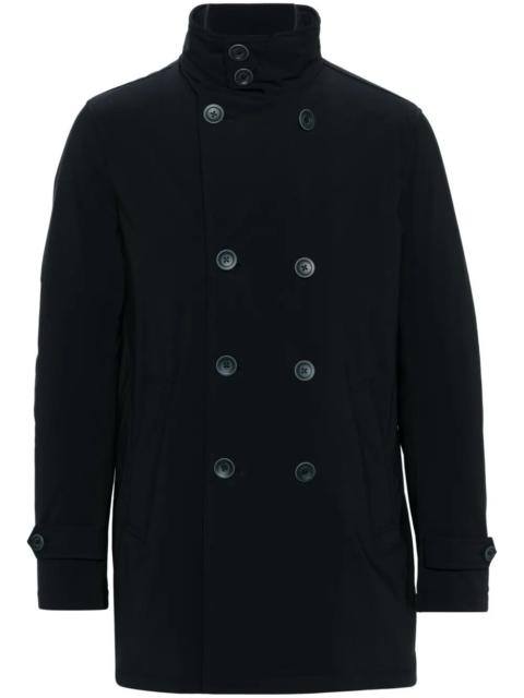 Herno Herno Men Double-Breasted Nylon Down Jacket