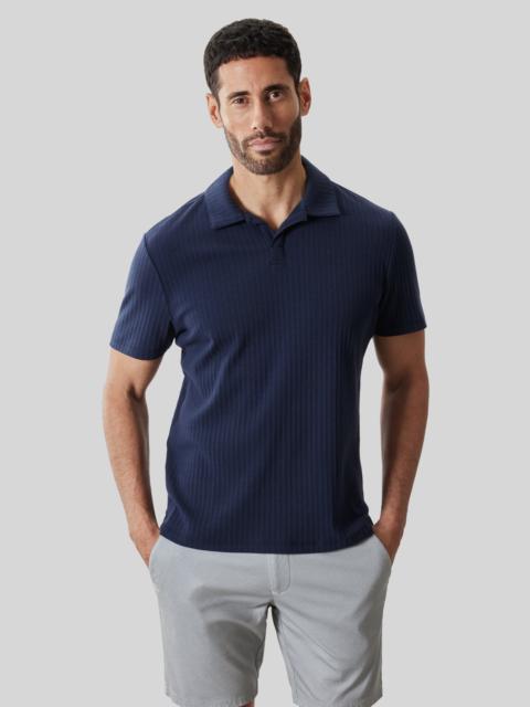 ROBERT BARAKETT Luca Open Collar Polo