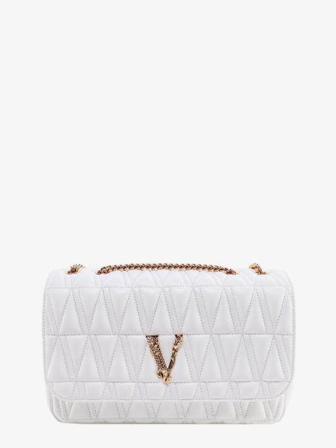 Versace Woman Virtus Woman White Shoulder Bags